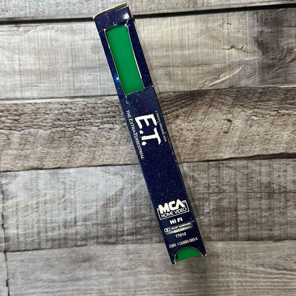 Vintage 1982 E.T. Green VHS Video Cassette Tape - Picture 5 of 5